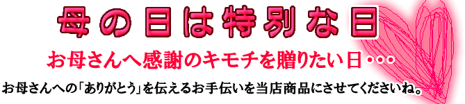 母の日ギフトタイトル1